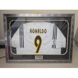 Ronaldo Nazário (R9) Signed Framed Real Madrid Shirt