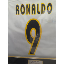Ronaldo Nazário (R9) Signed Framed Real Madrid Shirt