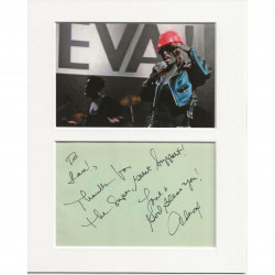 Adeva signed genuine signature autograph display AFTAL
