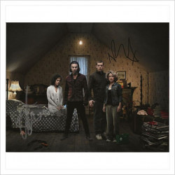 Aidan Turner Russell Tovey signed genuine signature autograph photo AFTAL (TT-2)