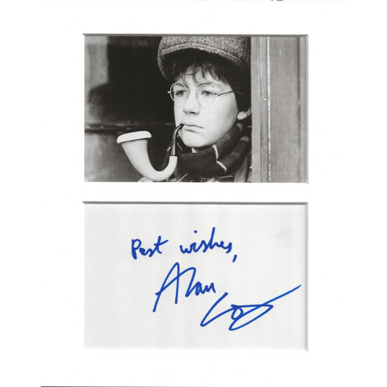 Alan Cox signed genuine signature autograph display UACC RD MANUSCRIPT SOCIETY
