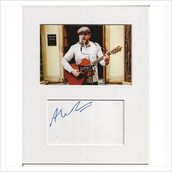 Alex Clare signed genuine signature autograph display AFTAL