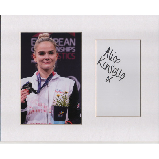 Alice Kinsella signed genuine signature autograph display UACC RD MANUSCRIPT SOCIETY