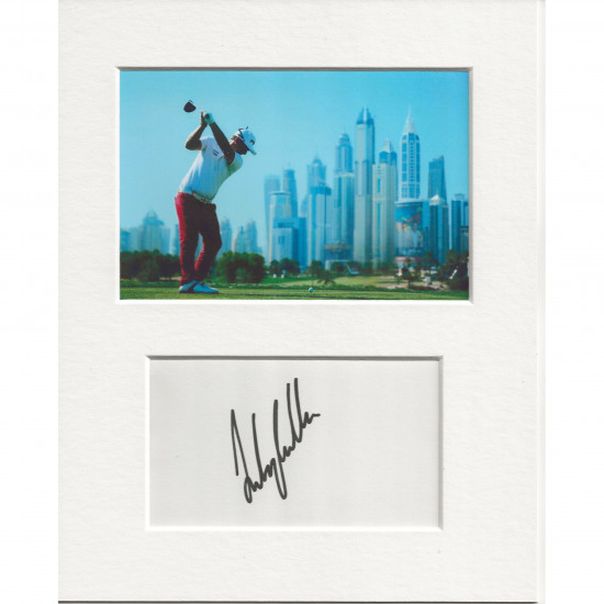 Andy Sullivan signed genuine signature autograph display AFTAL