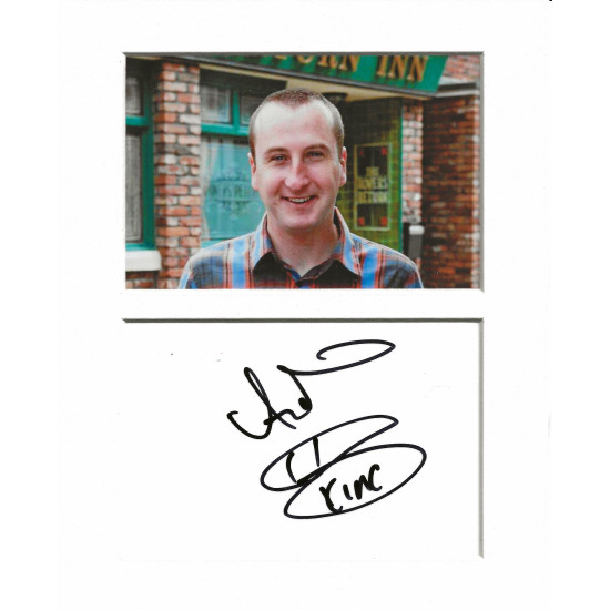 Andy Whyment signed genuine signature autograph display UACC RD MANUSCRIPT SOCIETY