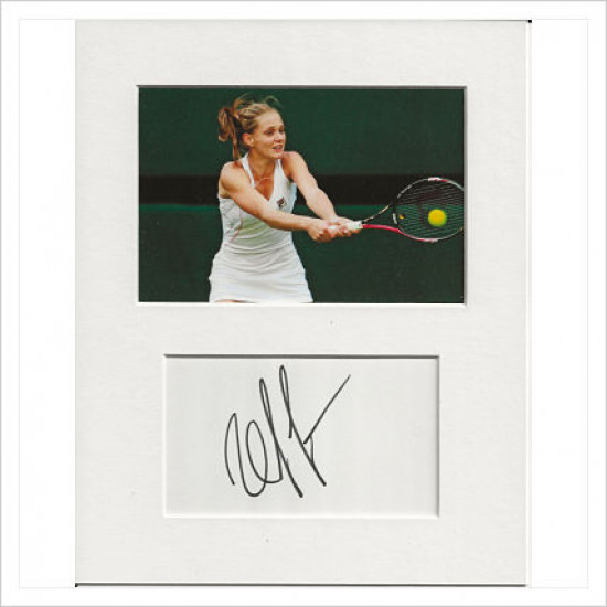 Anna Chakvetadze signed genuine signature autograph display AFTAL