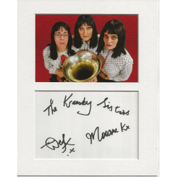 Annie Lee Christine Johnston signed genuine signature autograph display UACC RD MANUSCRIPT SOCIETY
