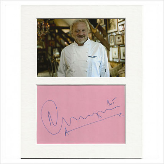 Antony Worrall Thompson signed genuine signature autograph display AFTAL