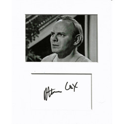 Arthur Cox signed genuine signature autograph display UACC RD MANUSCRIPT SOCIETY