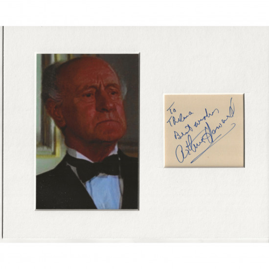 Arthur Howard signed genuine signature autograph display AFTAL