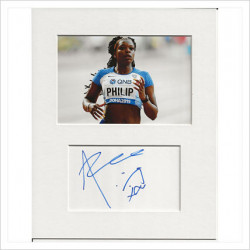 Asha Philip signed genuine signature autograph display AFTAL