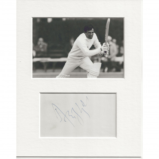 Asif Iqbal signed genuine signature autograph display AFTAL