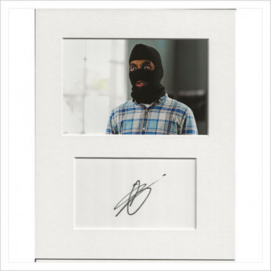 Aziz Ansari signed genuine signature autograph display AFTAL