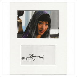 Bai Ling signed genuine signature autograph display AFTAL