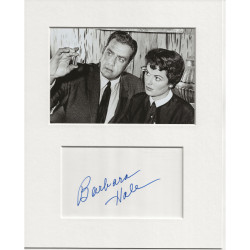Barbara Hale signed genuine signature autograph display UACC RD AFTAL