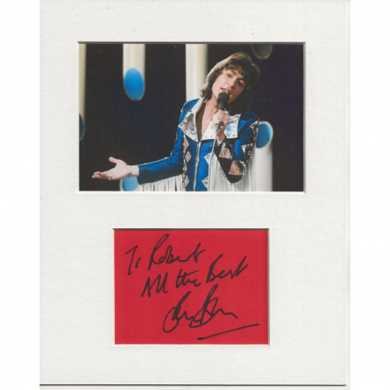 Barry Blue signed genuine signature autograph display AFTAL