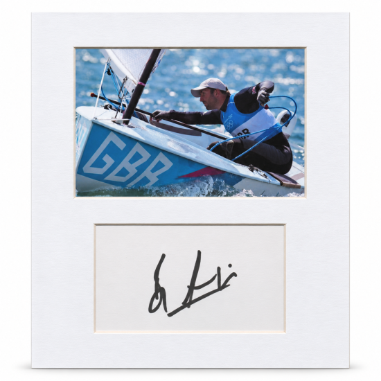 Ben Ainsley signed genuine signature autograph display UACC RD MANUSCRIPT SOCIETY