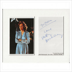 Betty Buckley signed genuine signature autograph display AFTAL