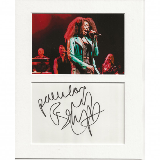 Beverley Knight signed genuine signature autograph display AFTAL