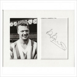 Billy Bingham signed genuine signature autograph display AFTAL