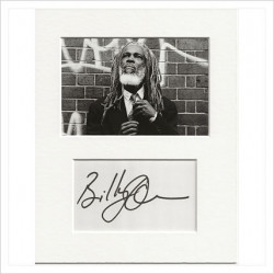 Billy Ocean signed genuine signature autograph display AFTAL