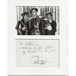 Billy Mauch signed genuine signature autograph display UACC RD MANUSCRIPT SOCIETY