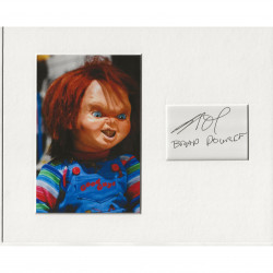Brad Dourif signed genuine signature autograph display AFTAL