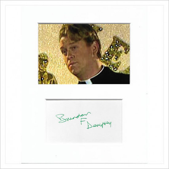 Brendan Dempsey signed genuine signature autograph display AFTAL