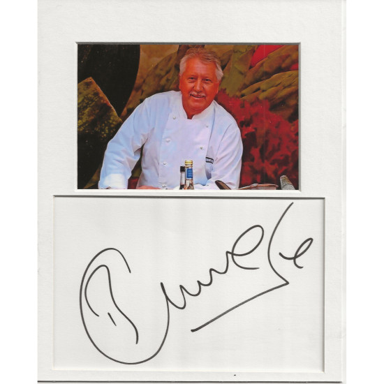Brian Turner signed genuine signature autograph display UACC RD MANUSCRIPT SOCIETY