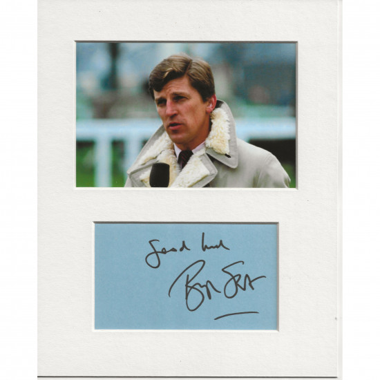 Brough Scott signed genuine signature autograph display UACC RD AFTAL