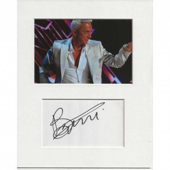 Bruno Tonioli signed genuine signature autograph display UACC RD AFTAL