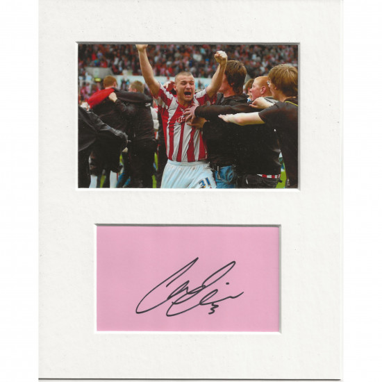 Carl Dickinson signed genuine signature autograph display AFTAL