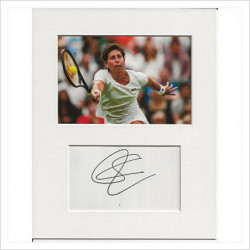 Carla Suarez Navarro signed genuine signature autograph display AFTAL