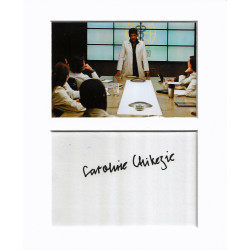 Caroline Chikezie signed genuine signature autograph display UACC RD MANUSCRIPT SOCIETY