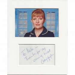 Cathy Shipton signed genuine signature autograph display AFTAL