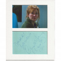 Charlotte Bellamy signed genuine signature autograph display AFTAL