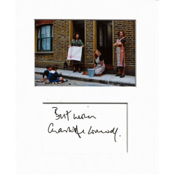 Charlotte Cornwell signed genuine signature autograph display UACC RD MANUSCRIPT SOCIETY