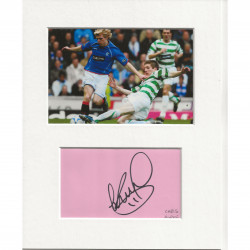Chris Burke signed genuine signature autograph display AFTAL