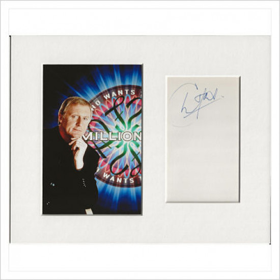 Chris Tarrant signed genuine signature autograph display AFTAL