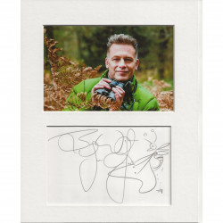 Chris Packham signed genuine signature autograph display UACC RD MANUSCRIPT SOCIETY