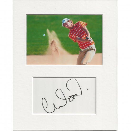 Chris Wood signed genuine signature autograph display AFTAL