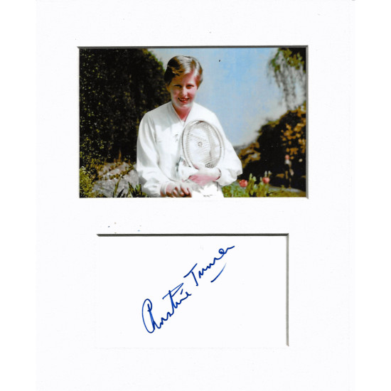 Christine Trueman signed genuine signature autograph display UACC RD MANUSCRIPT SOCIETY