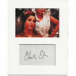 Claudia Shear signed genuine signature autograph display AFTAL