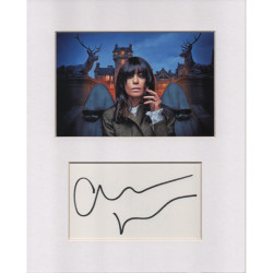 Claudia Winkleman signed genuine signature autograph display UACC RD MANUSCRIPT SOCIETY