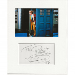 Colin Baker signed genuine signature autograph display UACC RD AFTAL