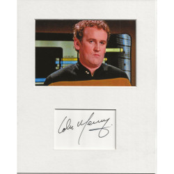 Colm Meaney signed genuine signature autograph display UACC RD MANUSCRIPT SOCIETY