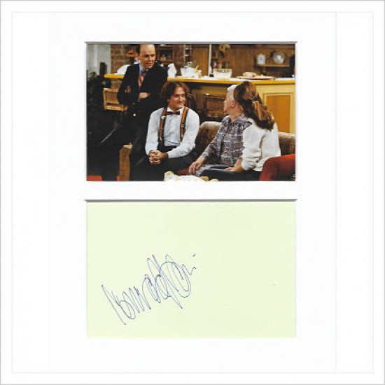 Conrad Janis signed genuine signature autograph display AFTAL