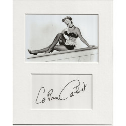 Corinne Calvet signed genuine signature autograph display UACC RD AFTAL