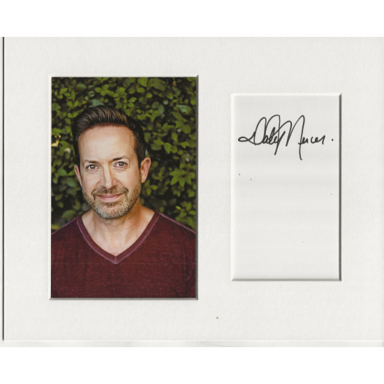 Dale Mercer signed genuine signature autograph display UACC RD MANUSCRIPT SOCIETY