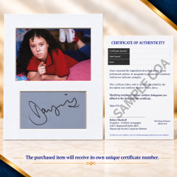 Dani Harmer signed genuine signature autograph display UACC RD MANUSCRIPT SOCIETY